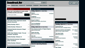 What Soundtrack.net website looked like in 2024 (1 year ago)