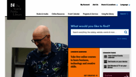 What Spl.org website looked like in 2024 (2 years ago)