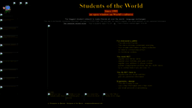 What Studentsoftheworld.info website looks like in 2024 