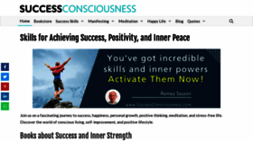 What Successconsciousness.com website looks like in 2024 