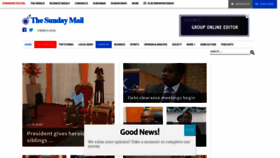 What Sundaymail.co.zw website looks like in 2024 