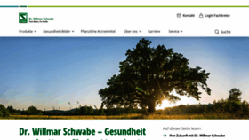 What Schwabe.de website looks like in 2024 