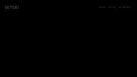 What Sensei.com website looked like in 2024 (1 year ago)