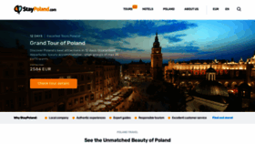 What Staypoland.com website looks like in 2024 