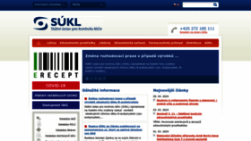 What Sukl.cz website looks like in 2024 