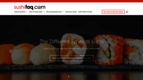 What Sushifaq.com website looked like in 2024 (2 years ago)
