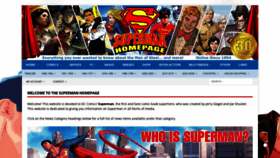 What Supermanhomepage.com website looks like in 2024 