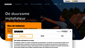 What Samangroep.nl website looks like in 2024 