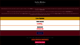 What Sattamatkasite.net website looks like in 2024 