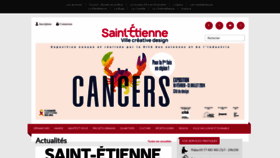 What Saint-etienne.fr website looks like in 2024 