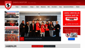 What Samsunspor.org.tr website looks like in 2024 