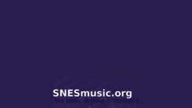 What Snesmusic.org website looks like in 2024 