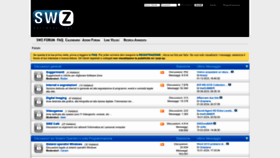 What Swzone.it website looks like in 2024 