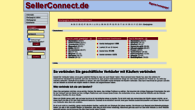 What Sellerconnect.de website looks like in 2024 