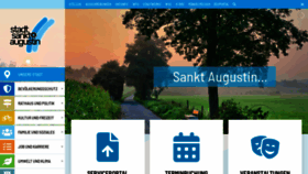 What Sankt-augustin.de website looks like in 2024 
