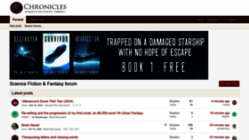 What Sffchronicles.co.uk website looks like in 2024 