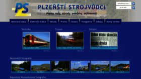 What Strojvedouciplzen.cz website looks like in 2024 