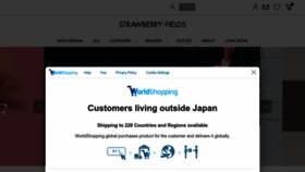 What Strawberry-fieldsofficial.com website looks like in 2024 