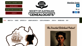 What Sag.org.au website looks like in 2024 