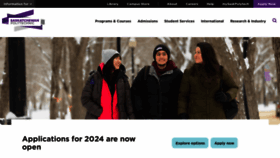 What Saskpolytech.ca website looks like in 2024 