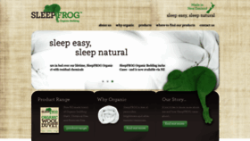 What Sleepfrog.co.nz website looks like in 2024 