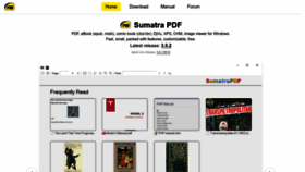 What Sumatrapdfreader.org website looks like in 2024 