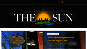 What Suncommunitynews.com website looks like in 2024 