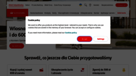 What Santander.pl website looks like in 2024 