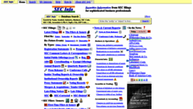 What Secinfo.com website looked like in 2024 (1 year ago)