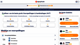 What Sportytrader.nl website looks like in 2024 