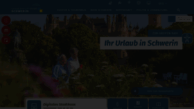 What Schwerin.de website looks like in 2024 