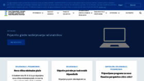 What Sklad-kadri.si website looks like in 2024 