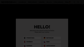 What Schock.de website looks like in 2024 
