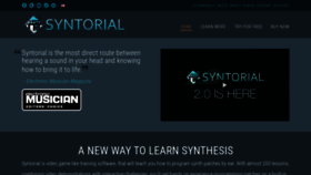 What Syntorial.com website looks like in 2024 
