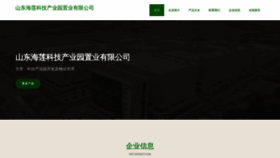 What Sdhailian.cn website looks like in 2024 