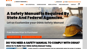 What Safetymanualosha.com website looks like in 2024 