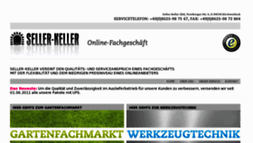 What Seller-keller.de website looked like in 2011 (12 years ago)