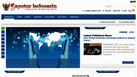 What Seputarindonesia.com website looked like in 2011 (12 years ago)
