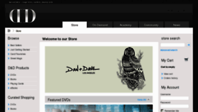 What Store.dananddave.com website looked like in 2011 (12 years ago)