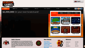 What Scratchgames.com website looked like in 2011 (12 years ago)