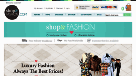 What Shopandfashion.com website looked like in 2011 (12 years ago)