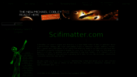 What Scifimatter.com website looked like in 2011 (13 years ago)