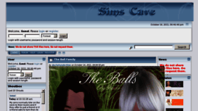 What Simscave.com website looked like in 2011 (12 years ago)
