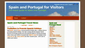 What Spainforvisitors.com website looked like in 2011 (12 years ago)