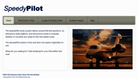What Speedypilot.com website looked like in 2011 (12 years ago)
