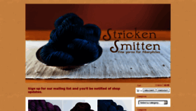 What Strickensmitten.com website looked like in 2011 (12 years ago)