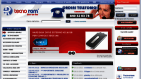 What Tecnoram.it website looked like in 2011 (12 years ago)
