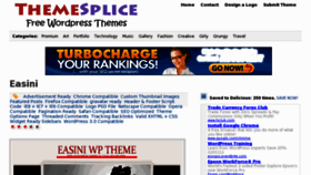What Themesplice.com website looked like in 2011 (12 years ago)