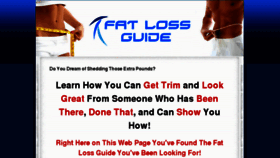 What Thefatlossguide.com website looked like in 2011 (13 years ago)