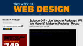 What Thisweekinwebdesign.com website looked like in 2011 (12 years ago)